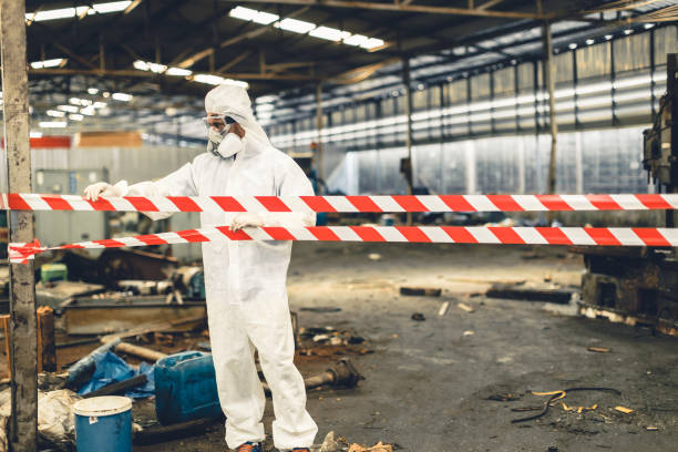 Professional Hoarding Cleanup technician working in Hiawassee, GA